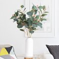 thumbnail image 4 of Artificial Eucalyptus Leaves Faux Silver Dollar Eucalyptus Leaf Branches Greenery Stems Decorations for Home Wedding Party Centerpieces Floral Arrangements, 4 of 8