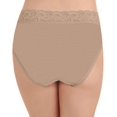 thumbnail image 3 of Vanity Fair Womens Flattering Lace Hi-Cut Brief Style-13280, 3 of 3