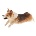 thumbnail image 4 of Paquete de 2 animales de simulación Welsh Corgi estatua de perro juguetes decoración de escritorio de oficina en hogar CUTICAT Figuras de acción de Welsh Corgi, 4 of 8