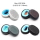 thumbnail image 4 of Kearding Cojín para auriculares Almohadillas profesionales para los oídos Reemplazo transpirable de cuero para Skullcandy Riff Compatible con Type10 NO10, 4 of 6
