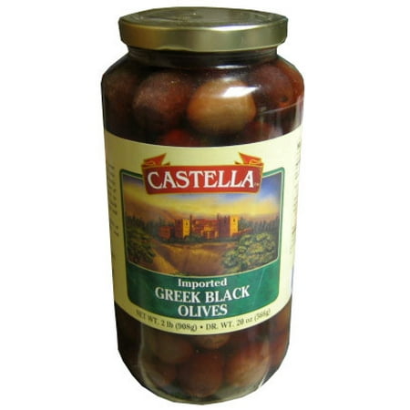Greek Black Olives (castella) 24oz