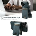 thumbnail image 5 of ELEHOLD for iPhone 16 Pro Max Leather Case Premium Leather Material with  Magnetic Detachable Card Holder Compatible with Mag Safe Charging Shockproof Slim Lightweight Case for iPhone 16 Pro Max ,Blue, 5 of 7