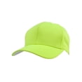 thumbnail image 2 of Top Headwear Chapeau de Baseball Ajustable à Évacuation de l'Humidité - Vert Fluo - 12 Pièces, 2 of 2