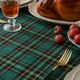 thumbnail image 5 of Lapalife Christmas Plaid Rectangle Tablecloth, Tartan Checkered Xmas Table Covers for Home Dining, Parties & Holiday Decor, 55"x 102", 5 of 6