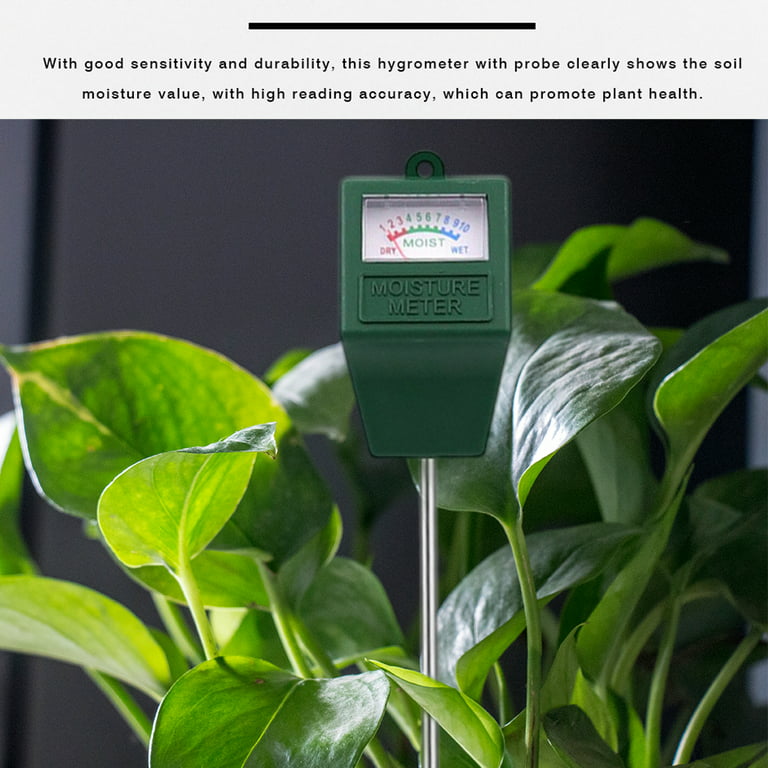 Tssuoun Soil Water Moisture Single Probe Humidity Meter For Garden