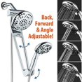 chrome aquabar highpressure 3way spa combo with adjustable 18