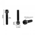 thumbnail image 4 of funtasica Bike Stem Screw, Sturdy Stem Top Cover Bolt Screw Headset Cap Bolt for Road Bikes Bicycling Black M6x30mm, 4 of 8