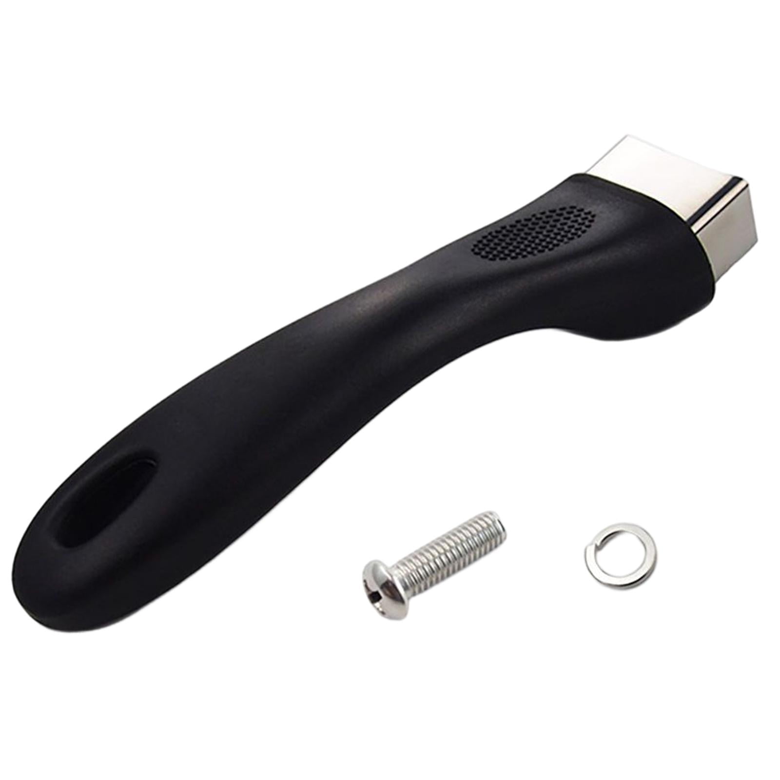 FUNOMOCYA Detachable Pot Handle - Stainless Steel & Wood Replacement Handle For Pans, Woks & Cookware