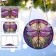 thumbnail image 5 of (D004) Diamante Con Puntos DIY Artística Acrílico Regalo Paredes Y Ventanas Del (un Lado Con Diamante) Libélula Y Mariposa 20*20 Cm, 5 of 9