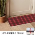 thumbnail image 3 of Red Black Checkerboard Checkered Pattern Door Rugs,Washable Non Slip Door Mats Indoor,Decorative Door Mats,Entry Mat Indoor for Entrance,Bedroom,Kitchen,Bathroom,16"x47", 3 of 6