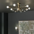 thumbnail image 4 of 52602CPZ Kichler Lighting Ocala - 6 Light Flush Mount-12.5 Inches Tall and 24.25 Inches Wide-Champagne Bronze Finish, 4 of 9
