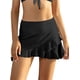 thumbnail image 1 of Traje de baño para Mujer Falda de baño con Volantes Parte Inferior de Bikini Parte Inferior de baño incorporada Falda de natación negra CH Falda de natación negra CH Xishao ropa, 1 of 2