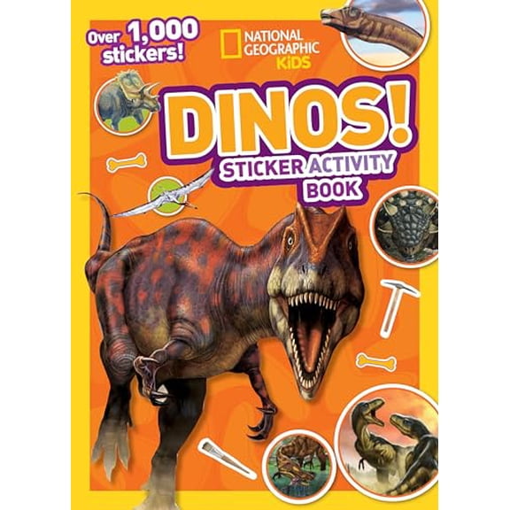 Pre-Owned National Geographic Kids Dinos Sticker Activity Book: Over 1,000 Stickers! (NG Sticker Activity Books), 9781426317736, 1426317735, Paperback, ACT STK edition