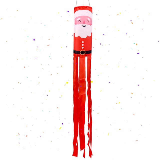 Manga De Viento Navidad Banner Viento Decorativo Navidad Colgando Papa Noel