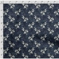 thumbnail image 5 of Soimoi Chinese Floral Printed, Japan Crepe SatinFabric, by The Yard 54 Inch Wide, Decorative Sewing Fabric for Dresses Kimonos Gowns, Blue, 5 of 6