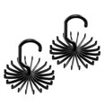thumbnail image 4 of 360 Degree Rotatable Ties Clothing Hanger Rack 18 Claw Scarf Hangers Organizer Twirling Scarf Belt Tie Hook Holder, 4 of 4