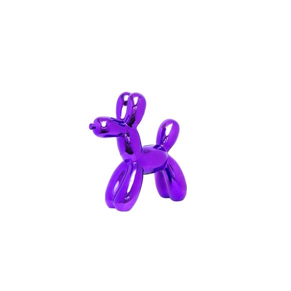 Interior Illusions Plus Purple Ceramic Dog Piggy Bank - 12" Tall