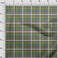 thumbnail image 2 of oneOone Silk Tabby Gray Fabric Madras Check Craft Projects Decor Fabric Printed By The Yard 42 Inch Wide, 2 of 4