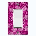 thumbnail image 1 of Metal Light Switch Plate Cover Colorful Safari African Tribal Art Pattern SFR031, 1 of 13
