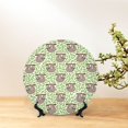 thumbnail image 6 of Kdxio Cute Animal Sloth On A Branch Bone China Decorative Plate Ceramic Decorative Plate for Home Office Wall Stand Decorative Plates for Home Bedroom-7in, 6 of 6