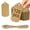 Brown, variant on LIZEVINC 120pcs Kraft Paper Gift Tags with String Attached, Blank Gift Bags Tags,1.31*3.15inch Tags for Gifts, Clothes, Wedding,DIY Crafts, and Holiday Packaging (Brown)