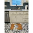 thumbnail image 3 of Carolines Treasures SS4887RUG Tapis en Mousse à Mémoire de Forme Lavable en Machine Boxer Blanc, 3 of 4