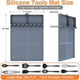 thumbnail image 3 of Czcpp-tapis en Silicone pour Outils de Gril Blackstone, Tapis de Spatule Résistant à la Chaleur, Repose-Outil de Barbecue, Cuisson, Tapis de Gril en Silicone, Gris, 1 Pack, 3 of 4