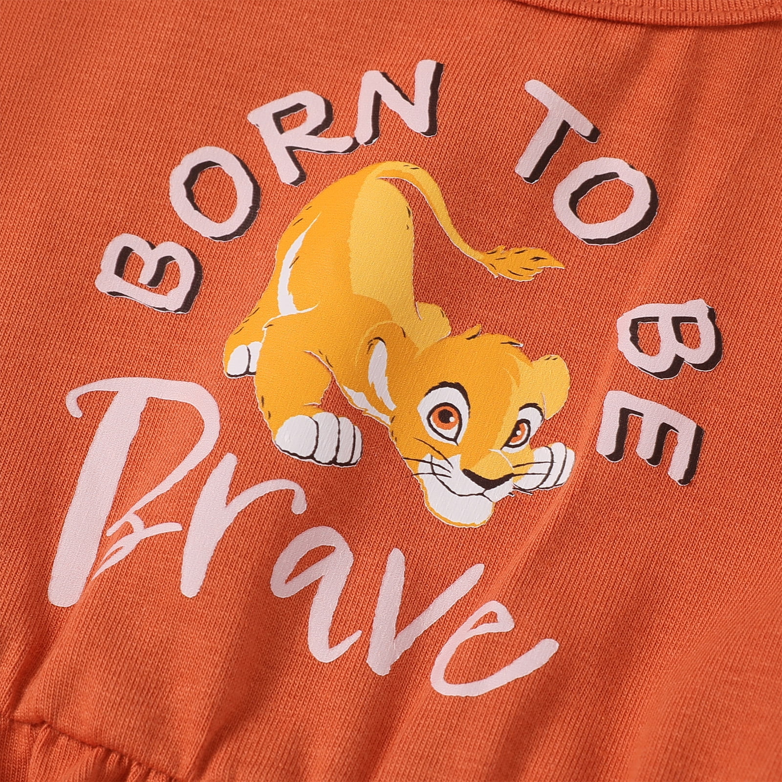 Disney Bebe Filles Robes 2 Pack Roi Lion Manches Volants Bebe Ete Tenues Graphiques Vetements Nouveau Ne 0 3 24M Walmart