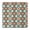 Tribal F, variant on Tribal Bohemian Elastic Table Cover - Vibrant Snug Fit Square Cloth for Picnic & Camping