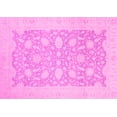 thumbnail image 1 of Ahgly Company Indoor Rectangle Oriental Pink Traditional Area Rugs, 5' x 8', 1 of 4
