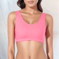 thumbnail image 2 of Everyday Bras for Women Woman's Sports Bra Women Bras Wireless Padded High Support Sports Bra Women Bra Push up Womens Underwire Bras Wireless Bra for Women Brazier for Women Tight Sports Pink 2XL, 2 of 6