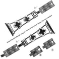 thumbnail image 7 of Swarich Clover Band for Apple Watch Bands 42mm 44mm 45mm 49mm, Simple Stylish Sparkle Diamond Metal Dressy iWatch Bracelet for Apple Watch Band Ultra 1/2 Series 9 SE 8 7 6 5 4 3 2 1,Black+Black, 7 of 7