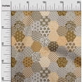 thumbnail image 2 of oneOone Velvet Tan Fabric Geometric Fabric For Sewing Printed Craft Fabric By The Yard 58 Inch Wide, 2 of 7