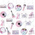thumbnail image 1 of ExquisitePopular Birthday Party Decorations Music Super Star Party Hanging Swirl Music Guitar Themed Party Decorations, 1 of 5