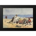 thumbnail image 2 of Homer, Winslow 18x13 Black Modern Framed Museum Art Print Titled - A Clam Bake, 2 of 5