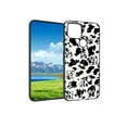 thumbnail image 1 of Compatible with Google Pixel 5（2020） Phone Case, Cow-Print-Abstract-Art-Black-White-Pink-Cute0 Case Men Women, Flexible Silicone Shockproof Case for Google Pixel 5（2020）, 1 of 1