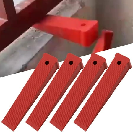 

4× Nylon Red Leveling Wedge Locator Spacers Installation Adjustment Tool forDoor
