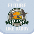 thumbnail image 4 of Inktastic Future Duck Hunting Legend Like Daddy Boys Baby Bib, 4 of 4