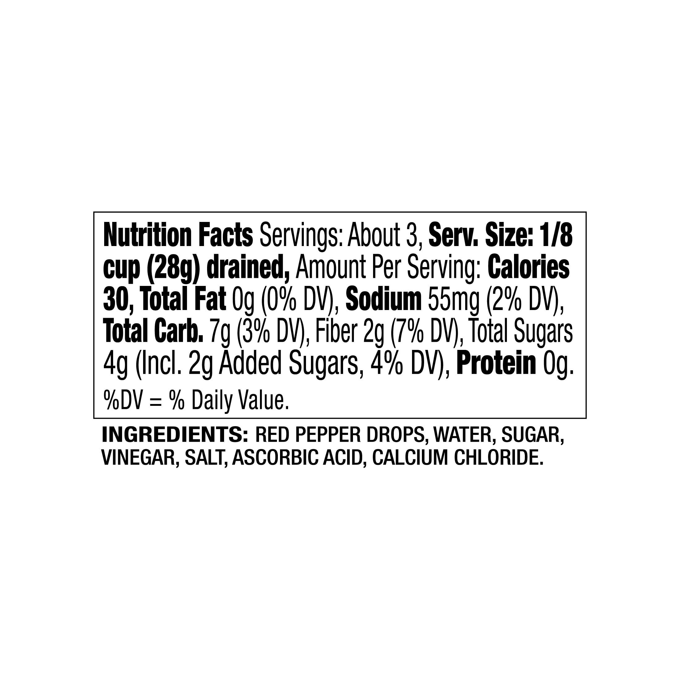 DeLallo Sweet & Tangy Pepper Drops, Non-GMO, Kosher, 4.3 oz Jar (3 pack)