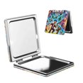 thumbnail image 1 of Qekee Roblox Print Compact Makeup Mirror Folding Mini Pocket Mirror Portable Hand Mirror Double-Sided 2 x 1x Magnification for Woman Girls-Square, 1 of 7