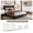 3-Pieces-White, variant on Asofer Queen Bed Frame, Upholstered Headboard w/12 Solid Wood Slats & Platform, Beige