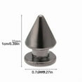 thumbnail image 5 of Metal Rivets for Punk Clothing Customizationed Sturdy Alloy, 5 of 13