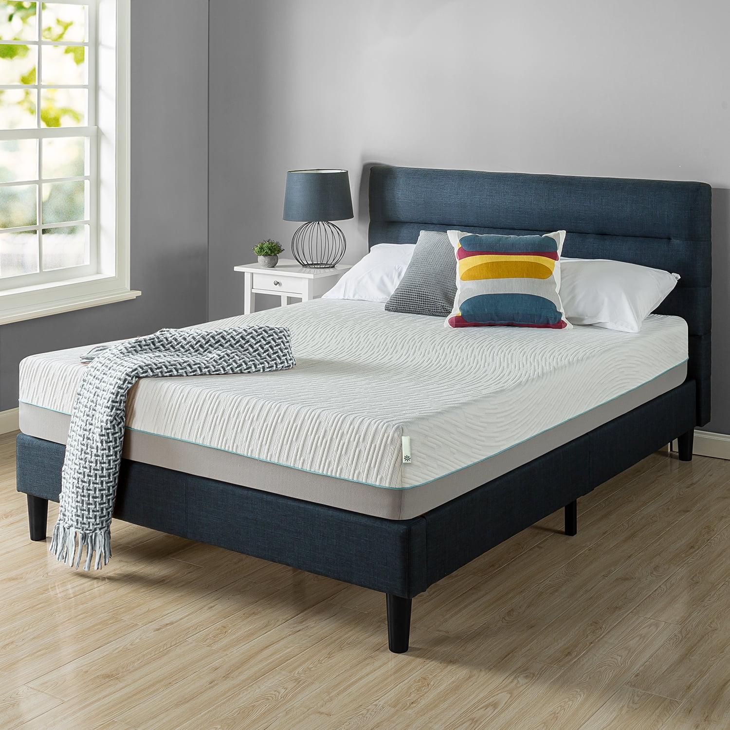 Photo 1 of Zinus Spa Sensations 10 Green Tea Pressure Relief Memory Foam Mattress, Twin