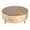 Light Burl, variant on Beaumont Lane Mid-Century Round Burl Coffee Table in Traditional Brown Burl