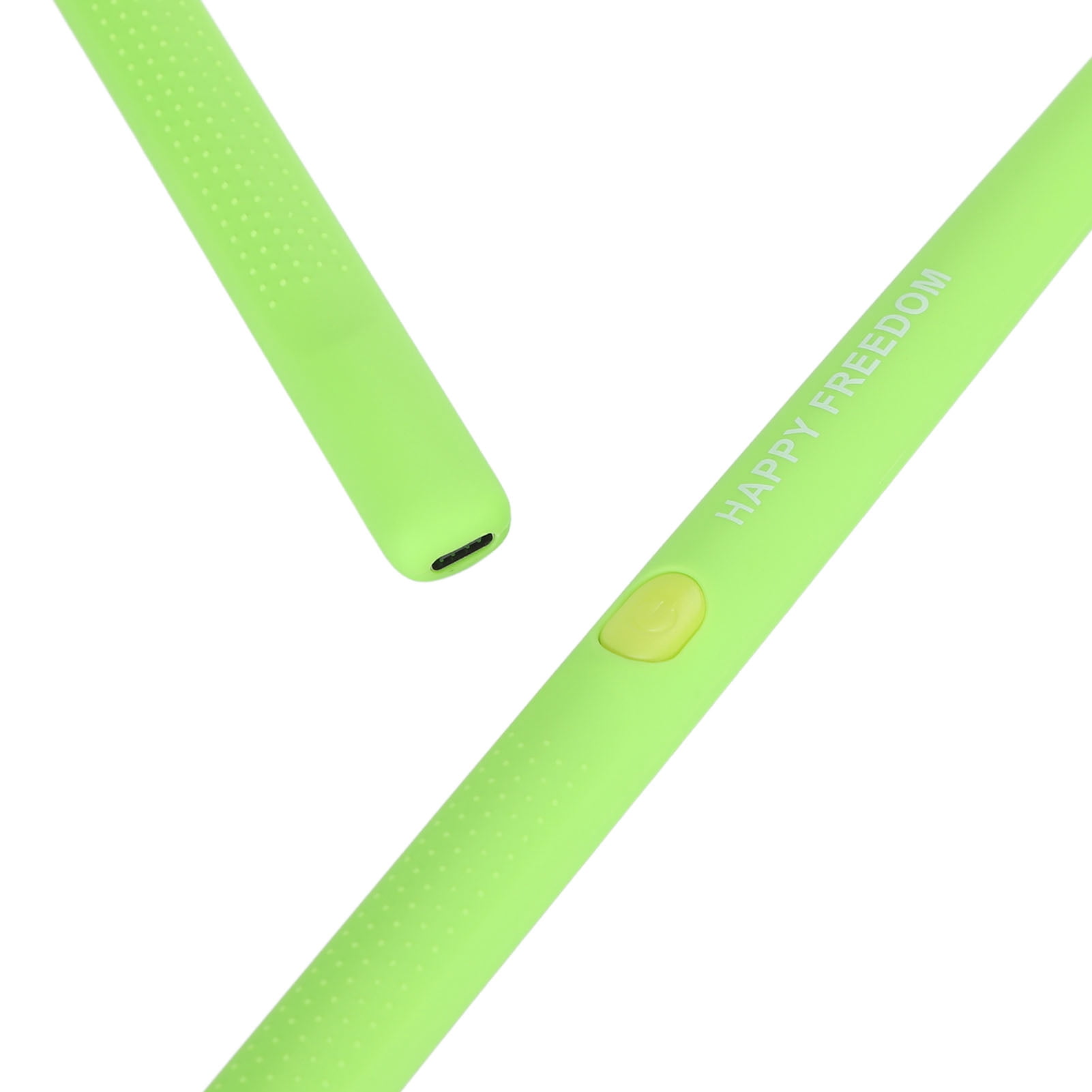 Riousery Portable Electronic Air Drum Set Motion Sensing Recognition Compact Virtual Drum Sticks for Children Adult Beginners Gifts Green 14.17 in / 36 cm