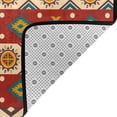 thumbnail image 3 of DouZhe Tapis de Style Bohème Sud-Ouest Aztèque Antidérapant Lavable en Machine, Tapis de Sol Style Moderne, 63x48 Pouces, 3 of 6
