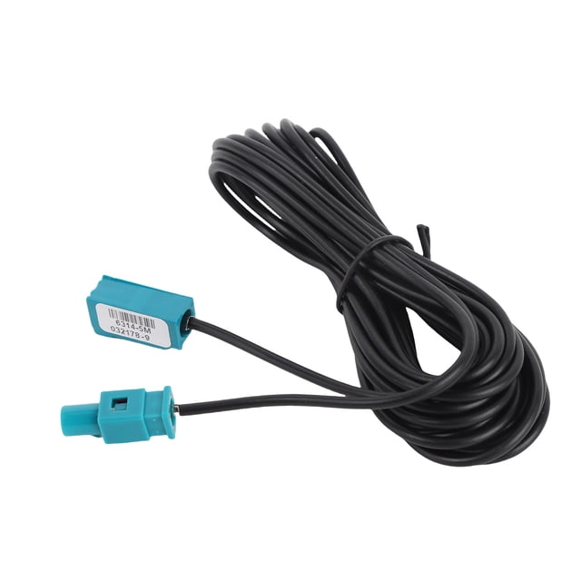 Vehicle Antenna Extension Cable, FAKRA Female To Female Weather Proof Multifunctional Car Stereo Antenna Extension Cord Stable Performance for TV 500cm / 196.9in