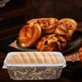 thumbnail image 4 of 10 moldes desechables de papel para hornear, aptos para microondas, tostadora, freidora de aire y pastel de carne pequeño, 4 of 8