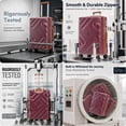 thumbnail image 3 of Rosamo Clearance 10 Piece Hardshell Luggage Set Expandable ABS Lightweight Suitcase with TSA Lock and Spinner Wheels and Duffle Bag, 3 of 11