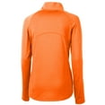 thumbnail image 3 of Women's Cutter & Buck Orange Detroit Tigers Adapt Eco Knit Stretch Recycled Half-Zip Pullover Top, 3 of 3